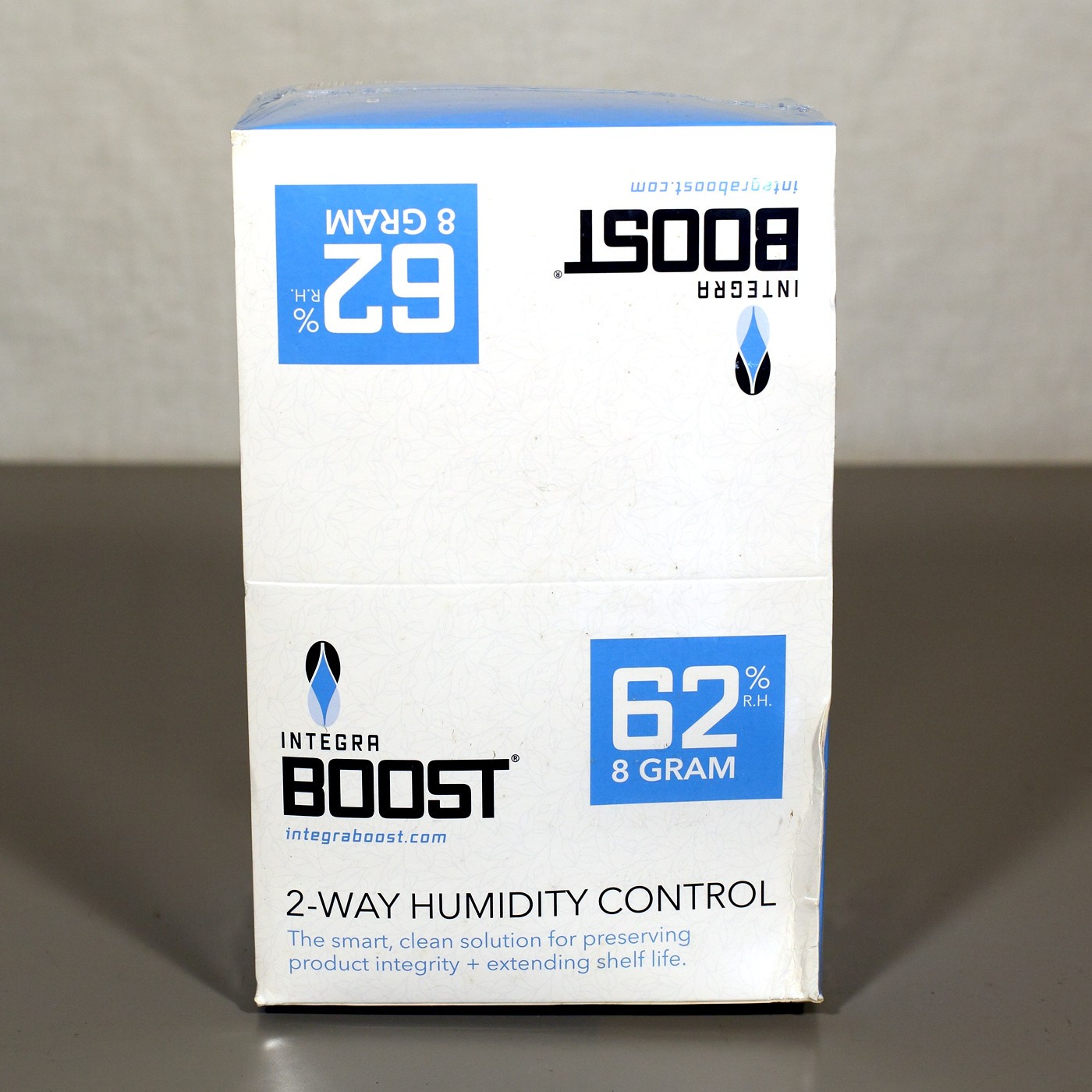 144-pack Box Integra Boost 62% 8 gram - Two Way Humidor Packets With Indicator