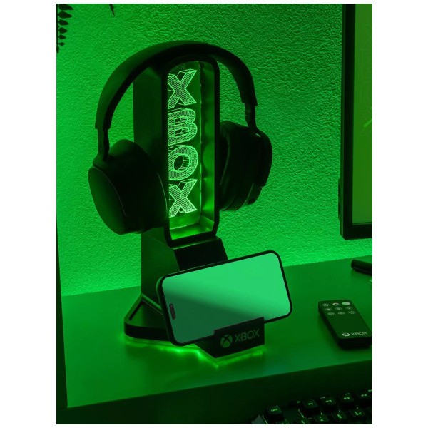 Xbox 12" Desk Headphone Stand With Light
