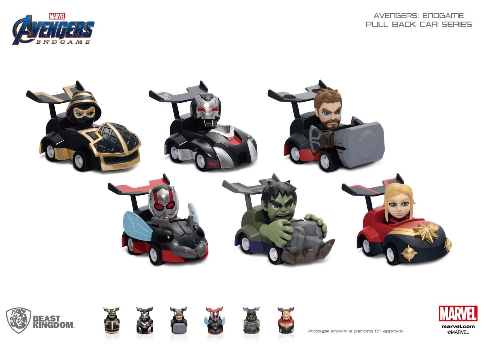 Marvel Avengers endgame pull back car : Ronin