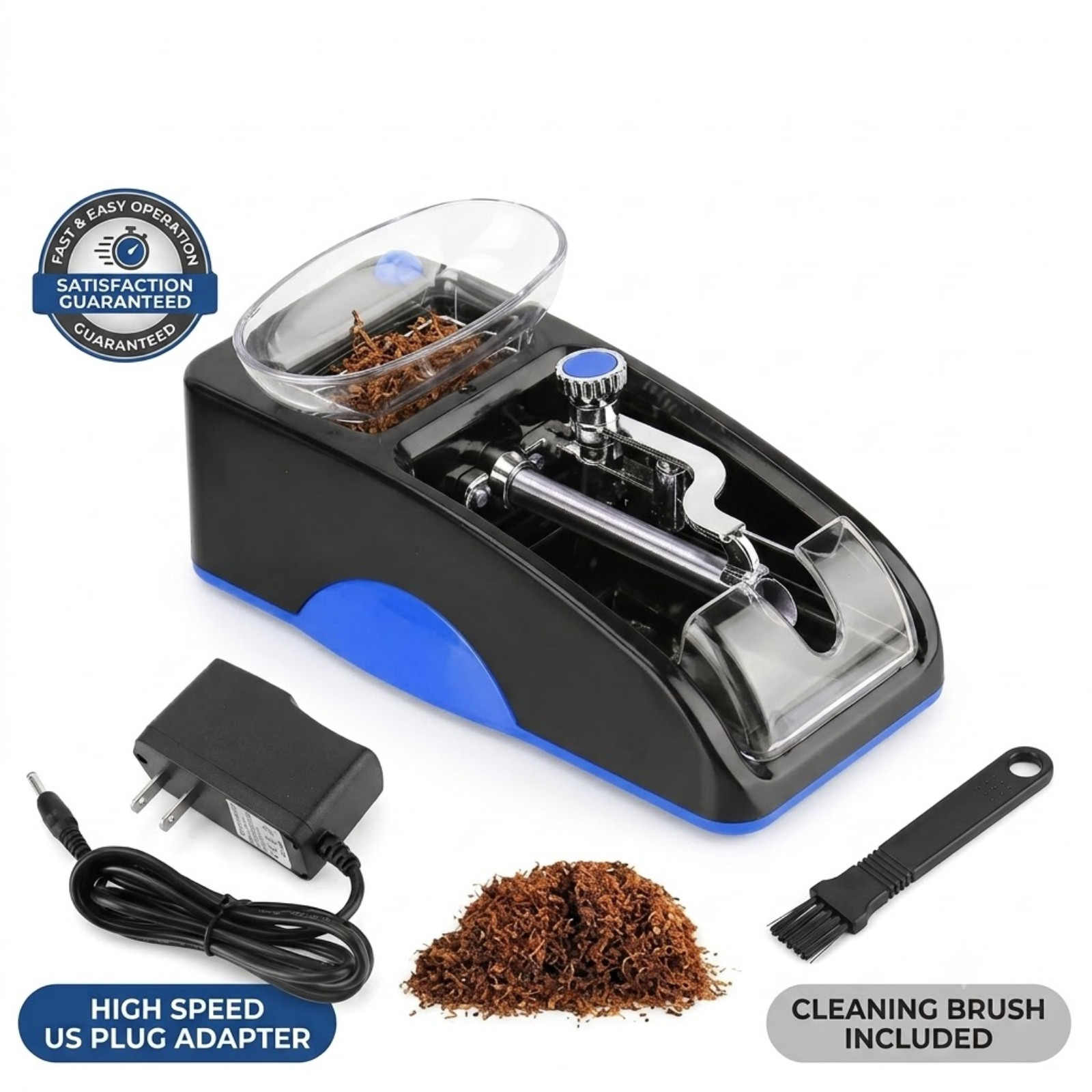 Automatic Electric Cigarette Rolling Machine Tobacco Injector Roller Maker Tool