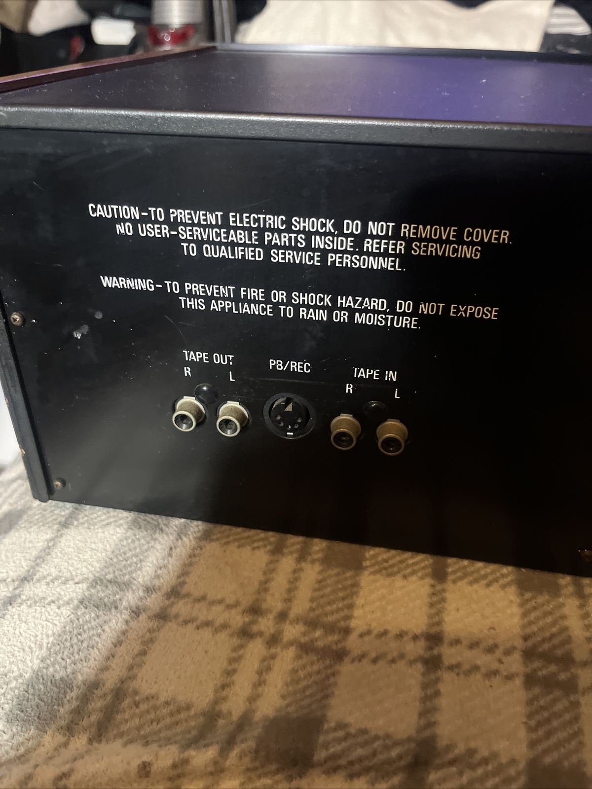 RARE QUADRAFLEX REFERENCE 412D -VINTAGE Tape Deck Needs Repair AS IS