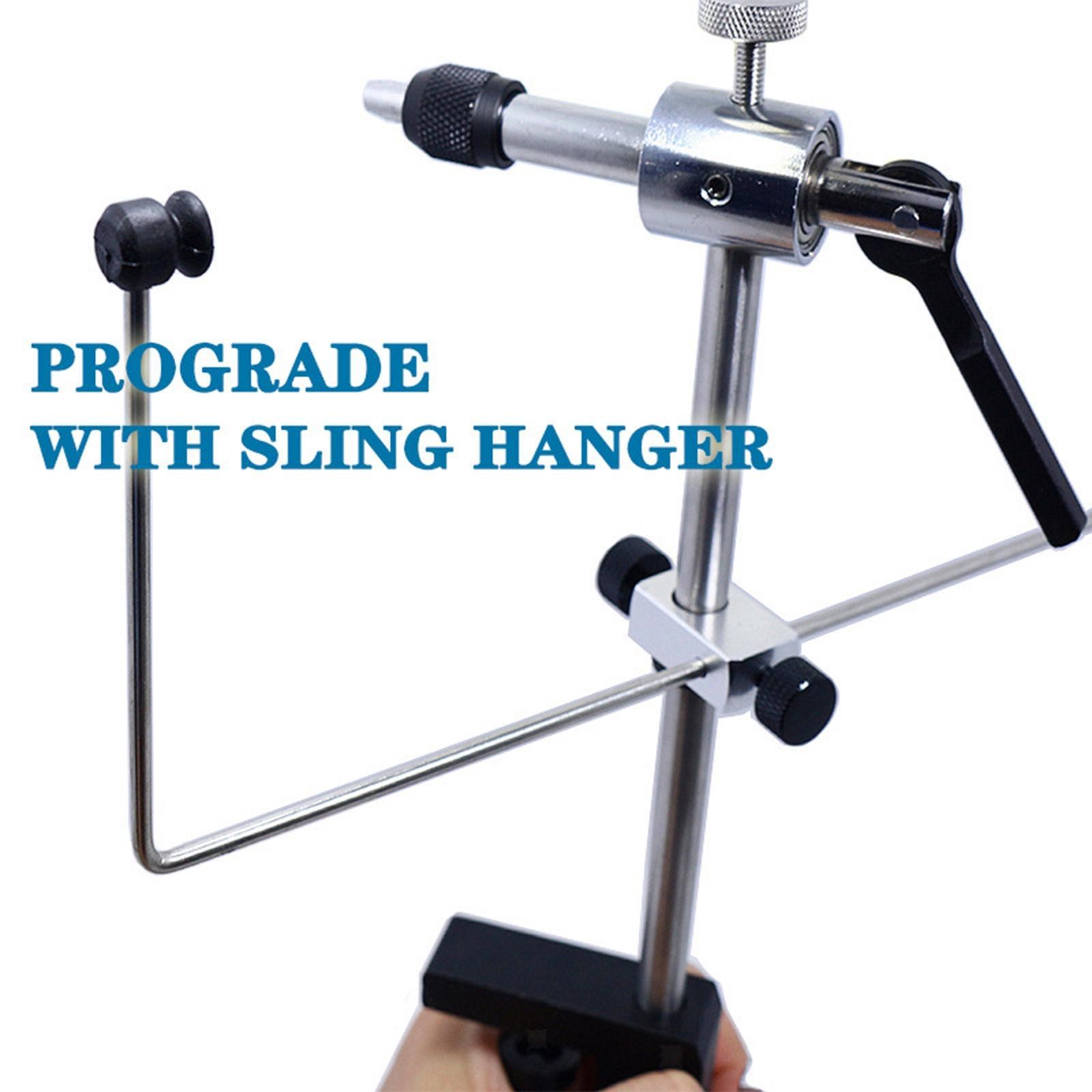 Fly Tying Vise Fly Tying Tools Universal Rotatable with Long Handle for Teasers