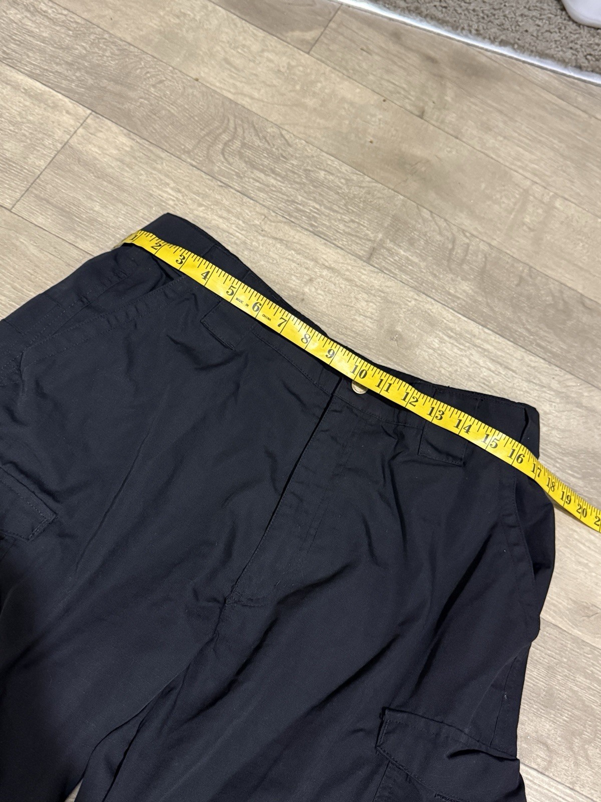 TRU SPEC Mens Regular Work Pants Black Size 34