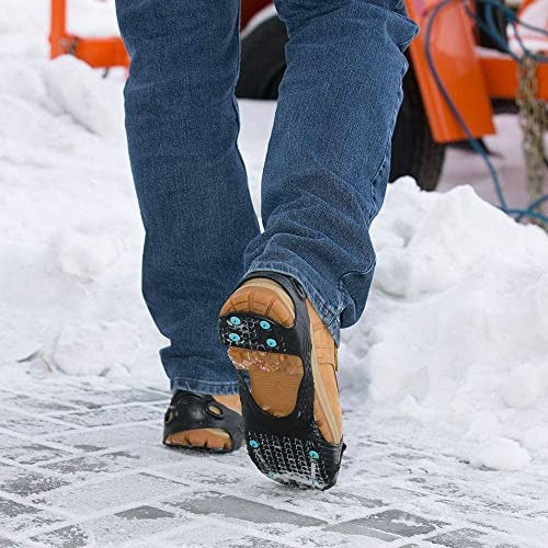 All Purpose Ice Traction Device, Rubber, L (Men's 10 -14) Extra Cleats
