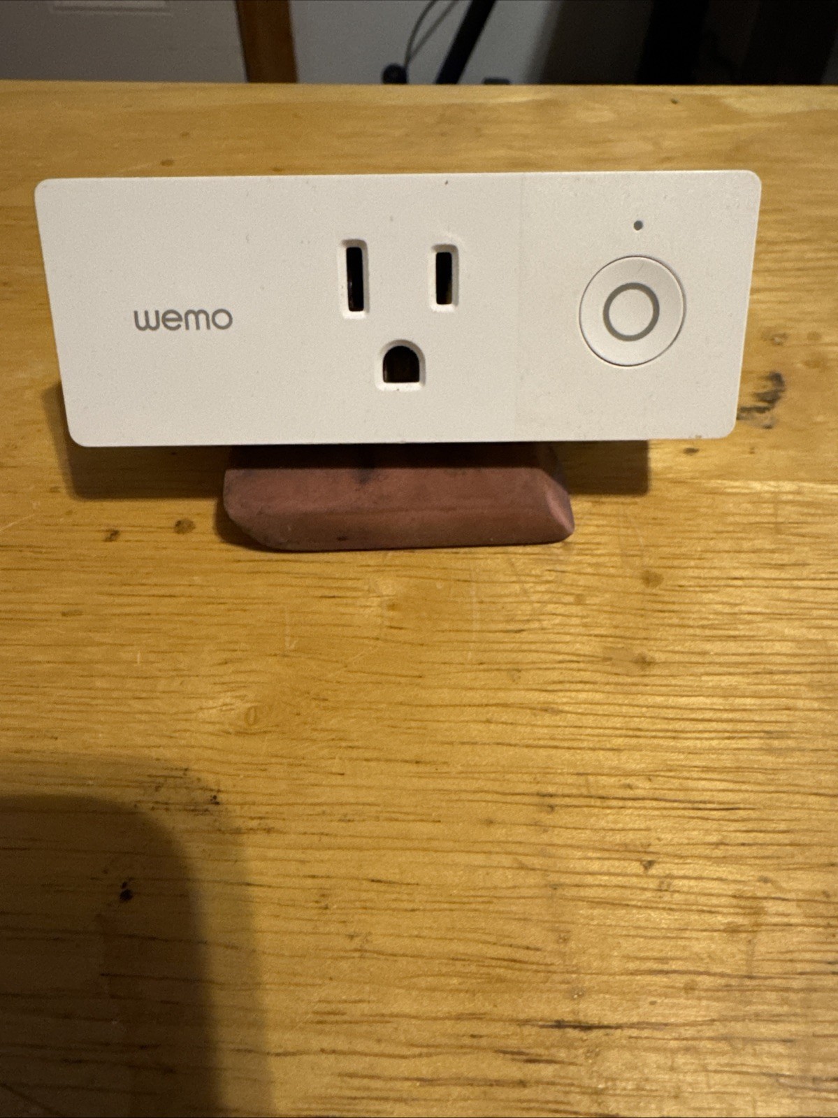 WeMo WiFi Enabled Mini Smart Plug  White F7C063