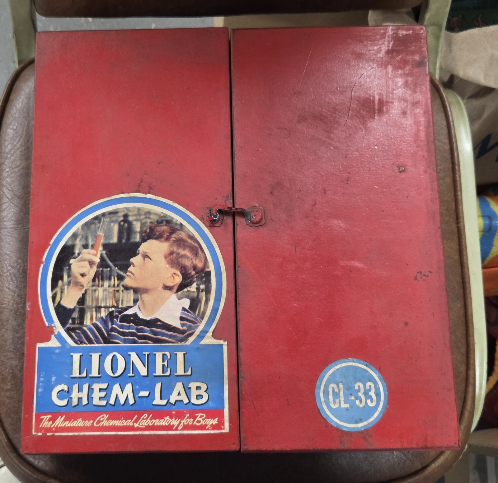 VINTAGE LIONEL CHEM LAB CHEMISTRY BOXED SET DECENT INCOMPLETE CHECK PICS