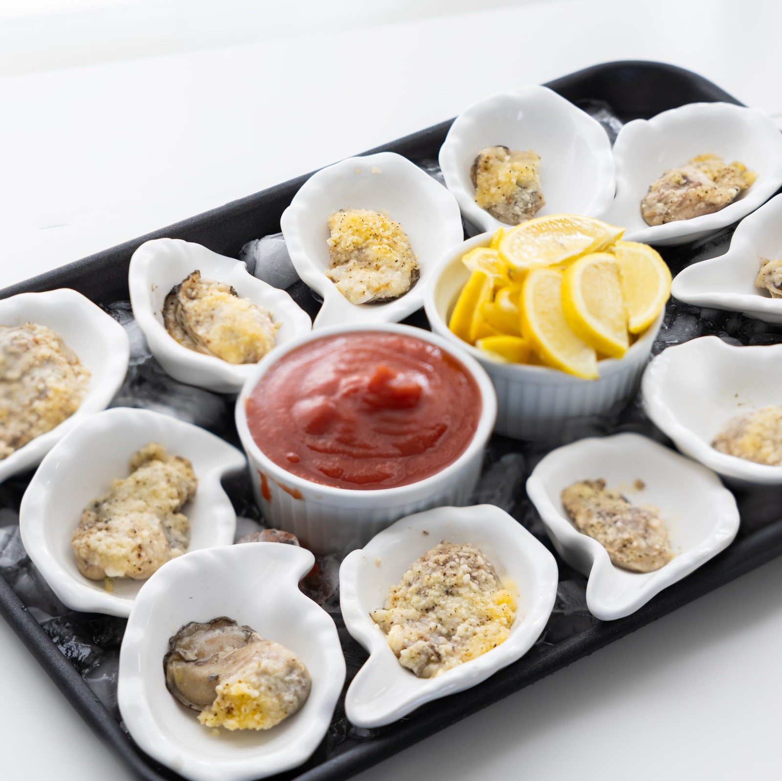Grillable Shells, Ceramic Oyster Shells, Set of 12 Shells For Grilling, Bakin...