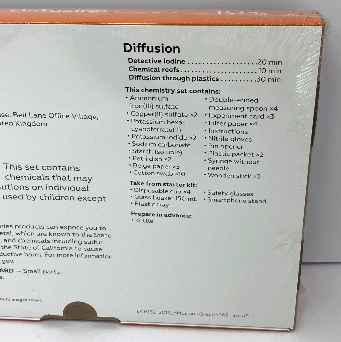 Mel Chemistry Diffusion Sealed Box New