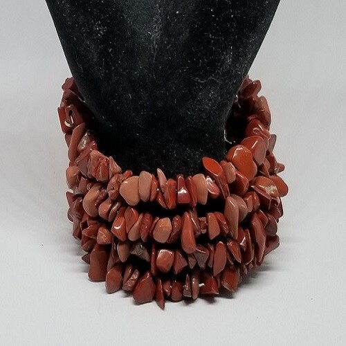 Red Jasper Wrap Bracelet