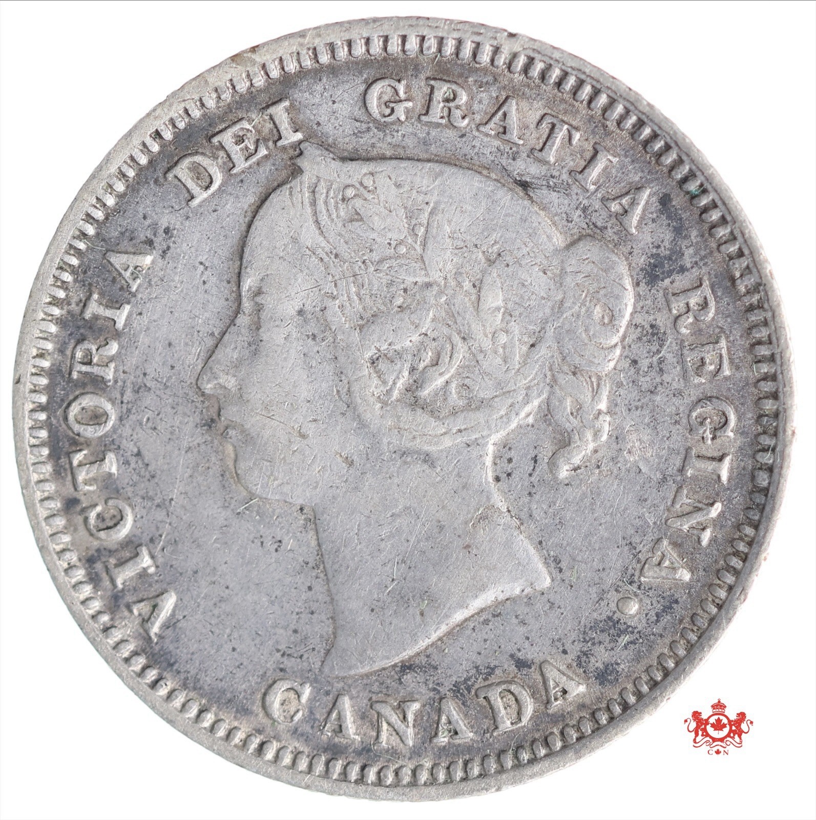1890H Canada 5 Cents - VF - Lot#13011