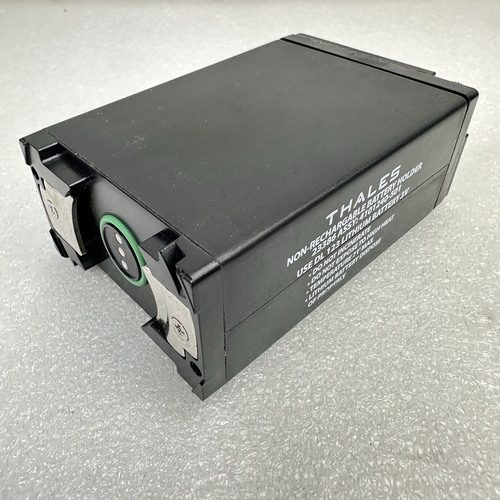 Thales Defense Non-Rechargeable Battery Holder 4101240-501 NSN: 6160-01-487-1151