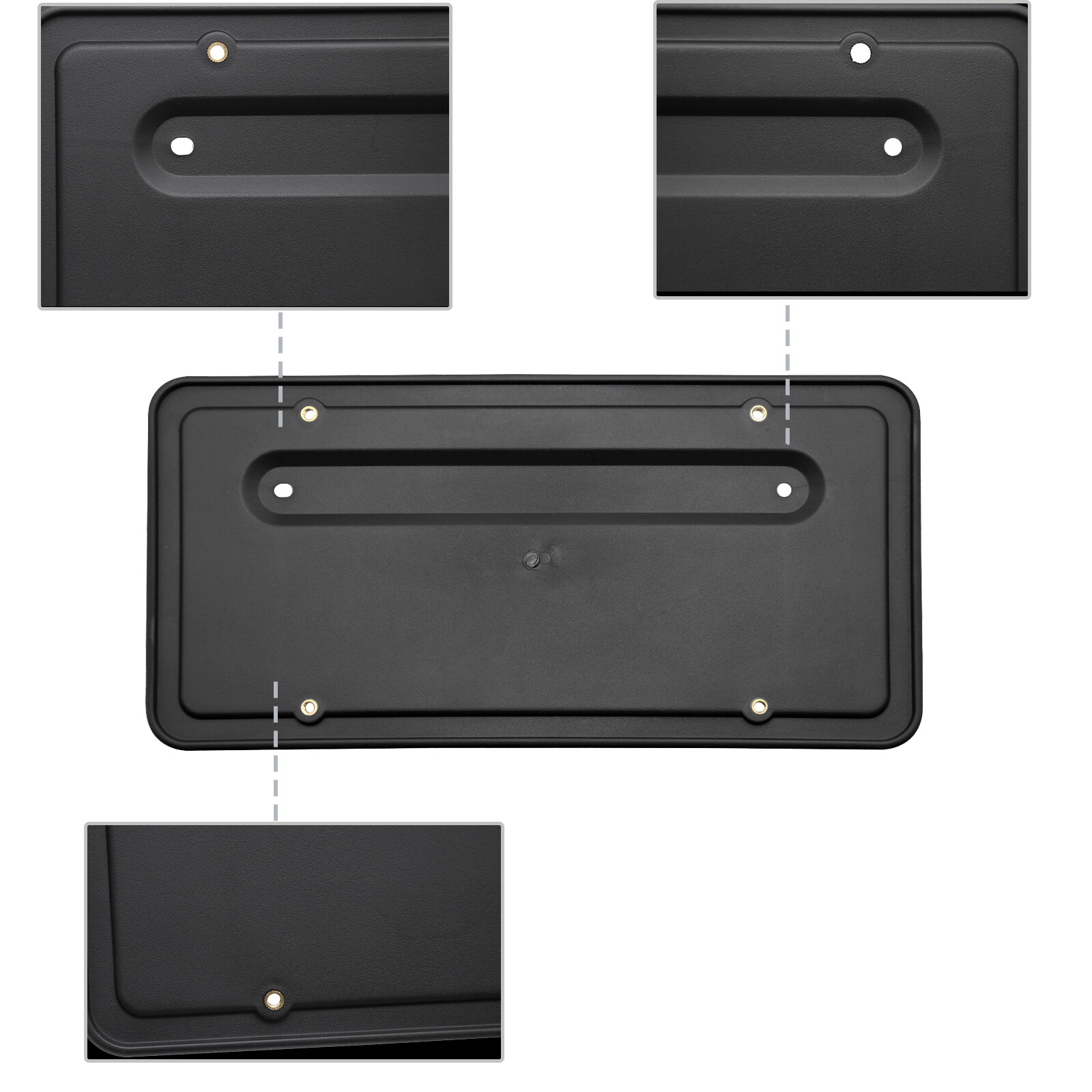 Rear License Plate Mount Frame Bracket Replacement For 2017-2023 Tesla Model 3 Y