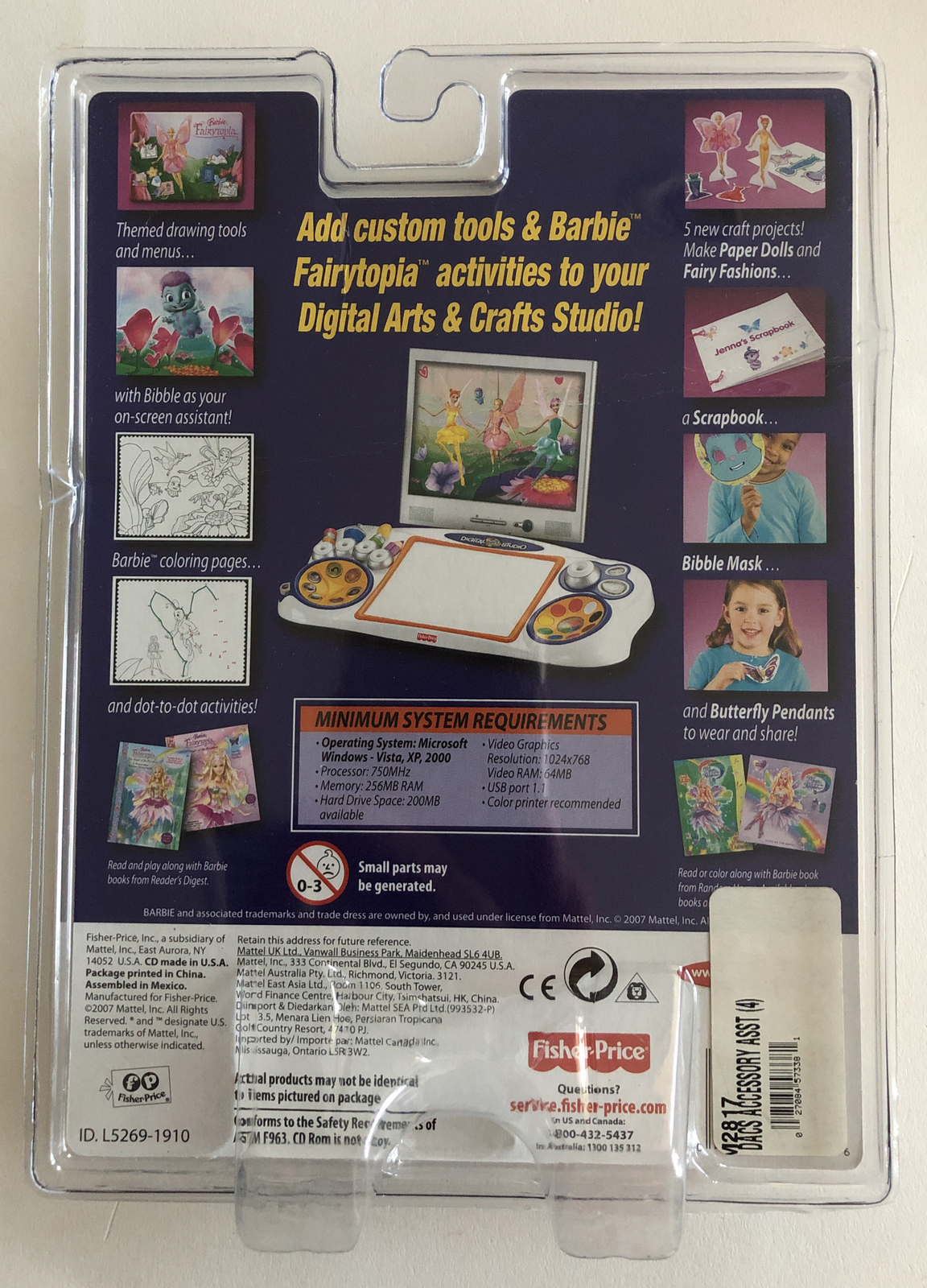 Digital Arts Crafts Studio Barbie Fairytopia Software