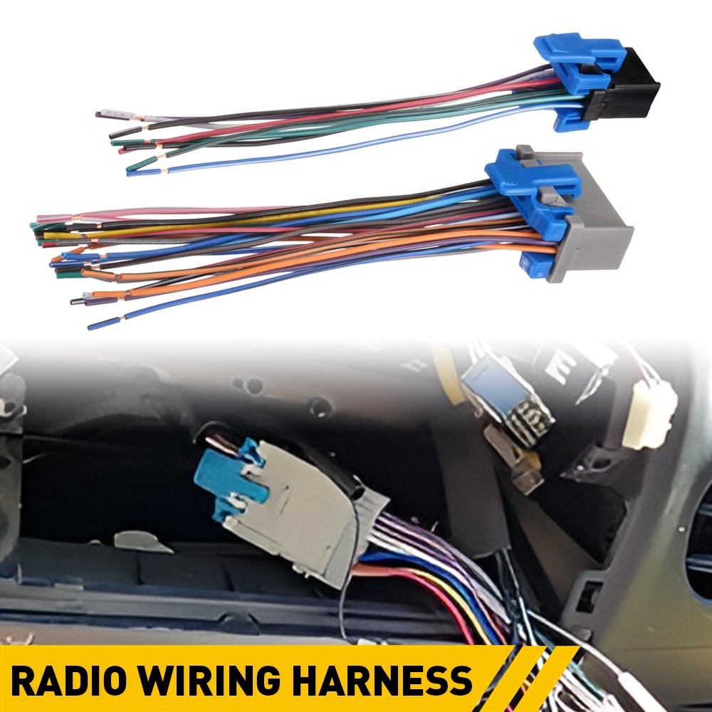 Car Radio Wiring Harness 71-2003-1 Replacement For 2000-2005 Chevrolet Impala