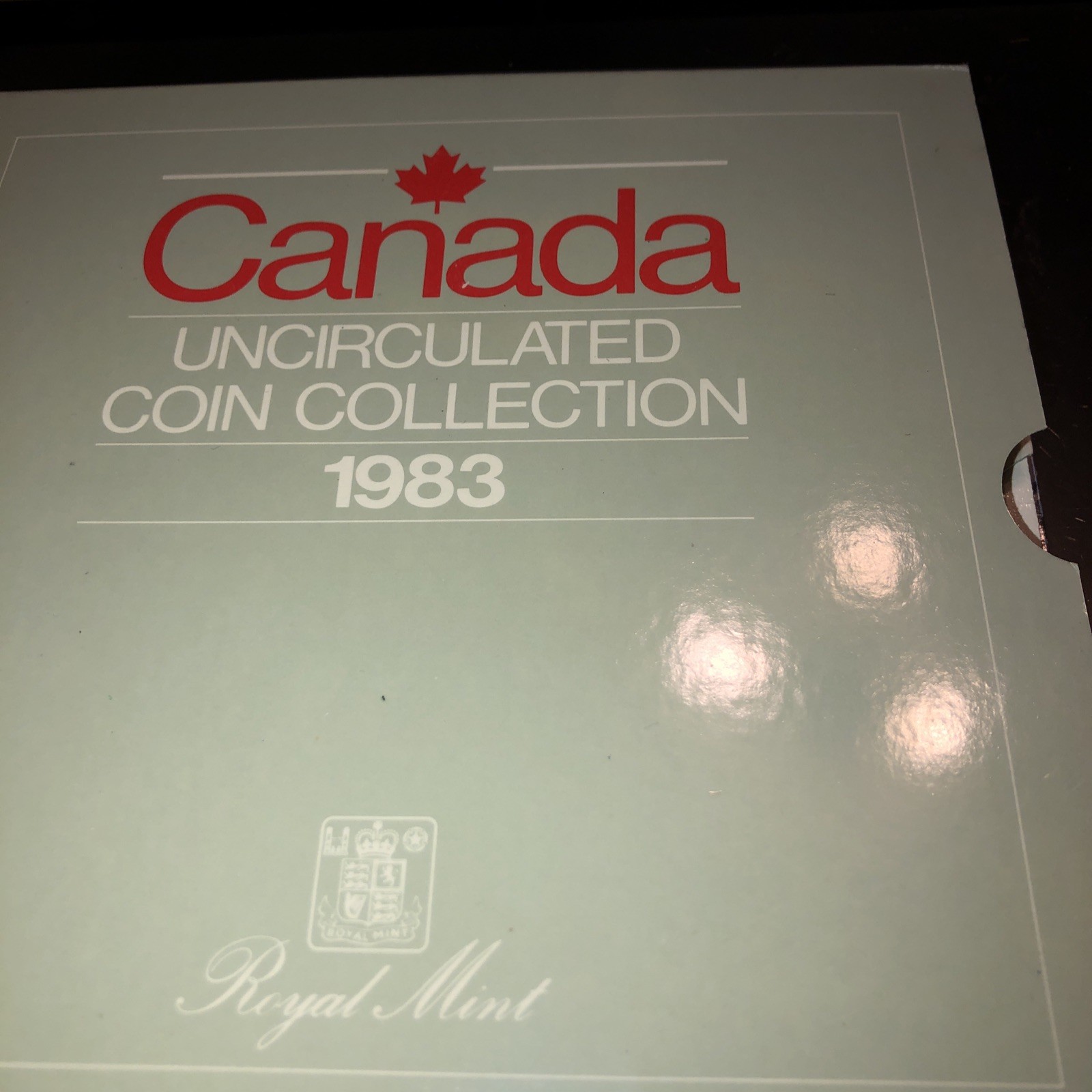 1983  Canada 6 coin Set Collection : Uncirculated: Produced by The Royal Mint: