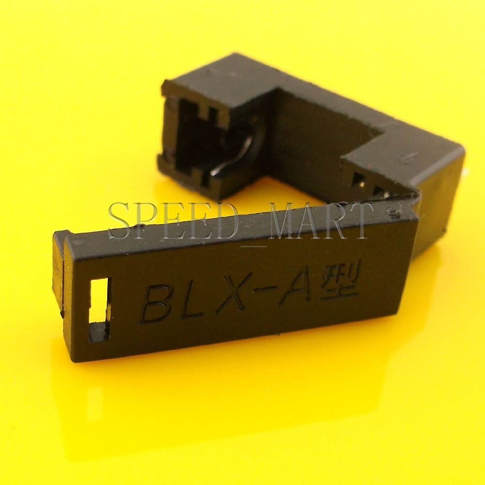 AGC Fuse Holder Container with Cover BLX-A Type Black 5mm x 20 mm