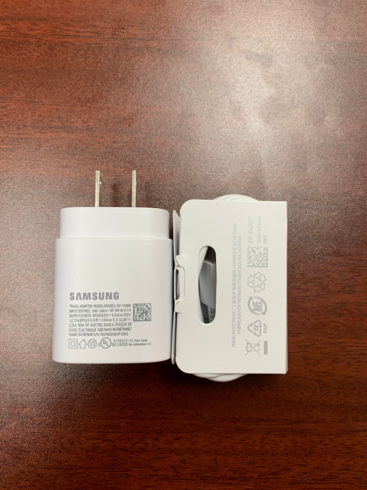 Original Samsung Galaxy A54 25W Super Fast Wall Charger & Type C Cable