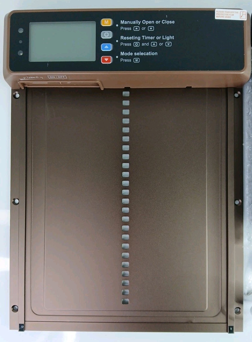 Automatic Chicken Coop Door Solar Powered