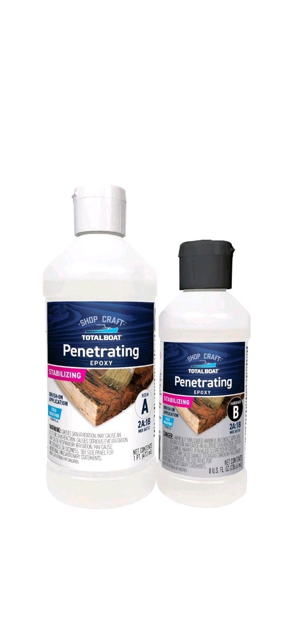 Wood Epoxy Sealer 1.5 Pint Clear Cold Weather Rot Repair TotalBoat Penetrating