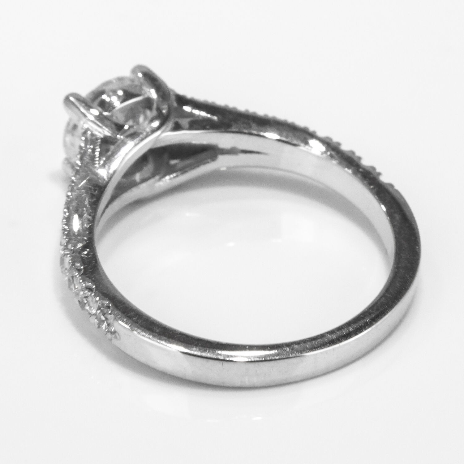1.60 CT D-F/SI1 Jewelry Round Cut Diamond Engagement Ring 950 Platinum