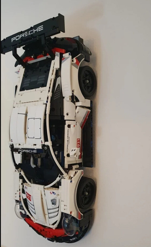 Wall Mount Bracket for Lego Technic Porsche 42096 (Vertical or Horizontal)