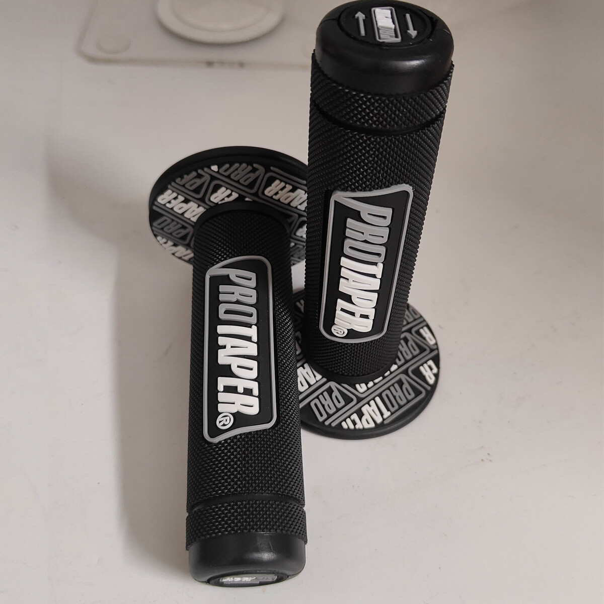 Pair 7/8" Motorcycle Rubber Hand Grip Motocross For ProTaper Handlebar Grips