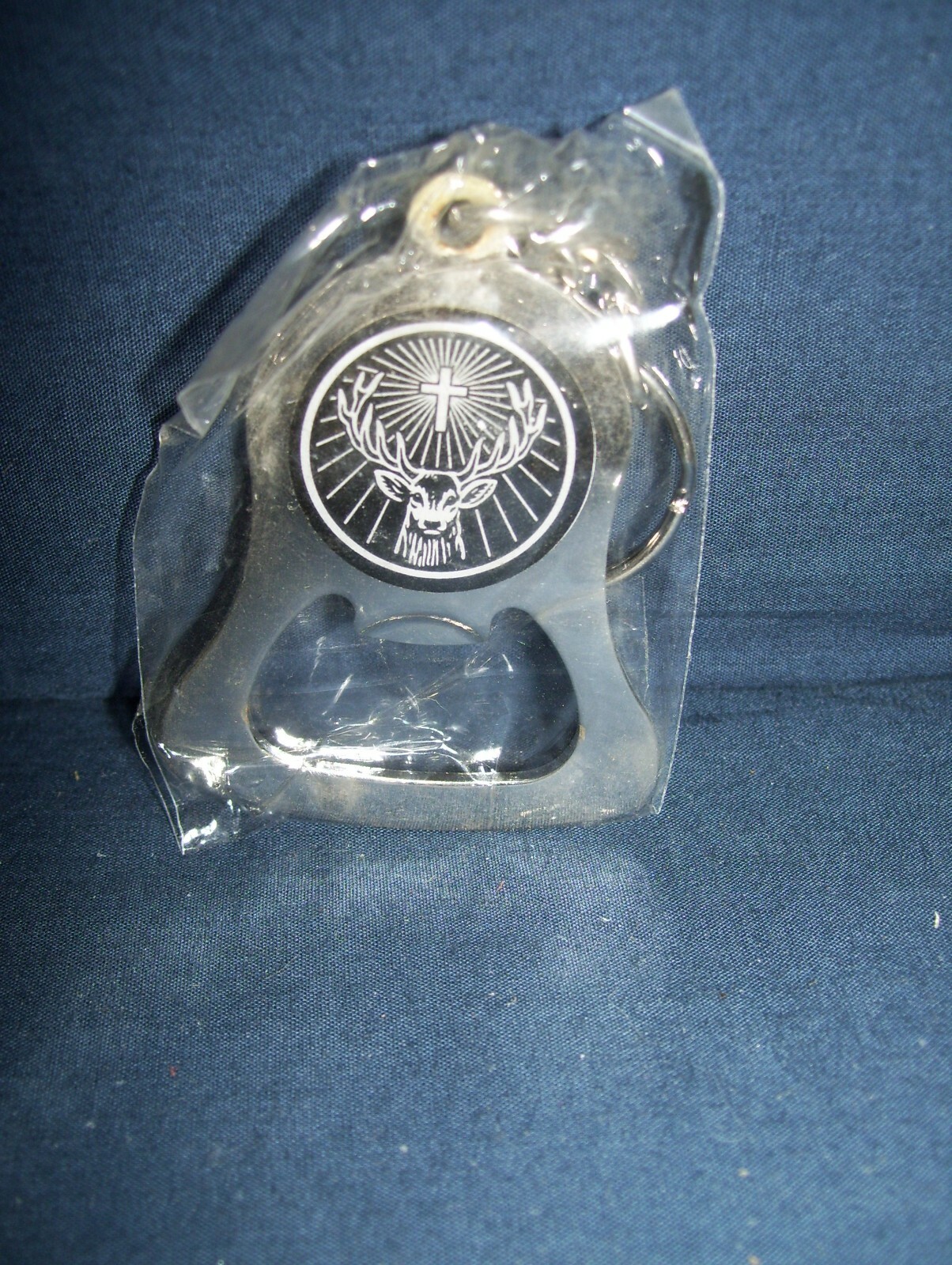 Jagermeister Silver Keychain Bottle Opener New