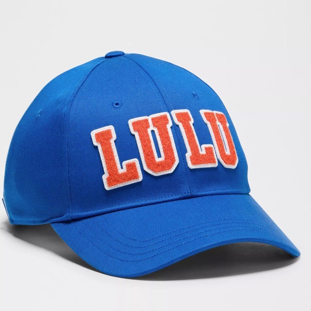 Lululemon Unisex hat Ball Cap Collegiate Blue/Orange S/M NWT