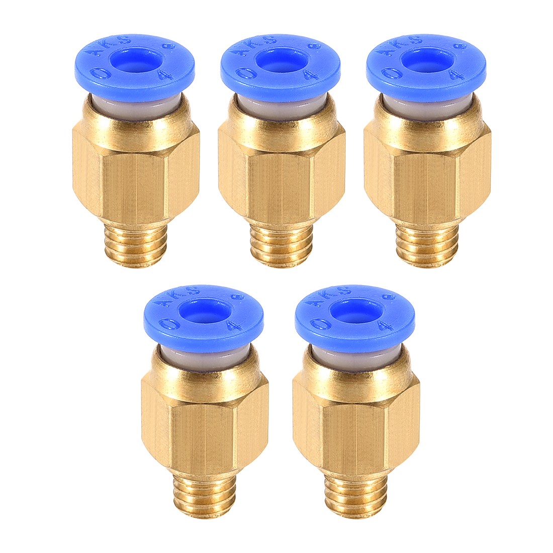 M6 Tube Fitting for 3D Printer Push Fixings for 4mm Tube 1.75mm Filament 5pcs