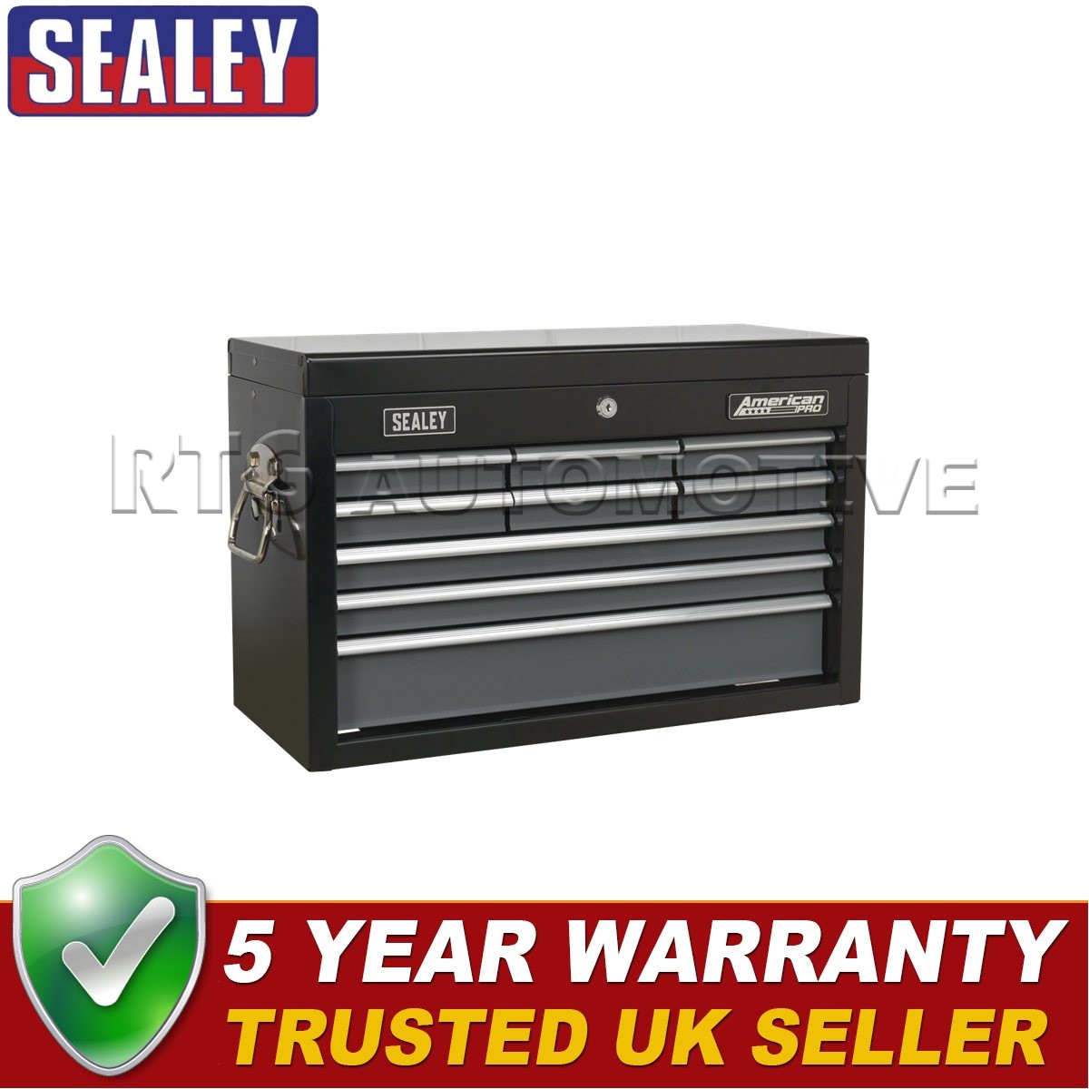 Sealey American PRO� Topchest 9 Drawer Black/Grey AP2509B