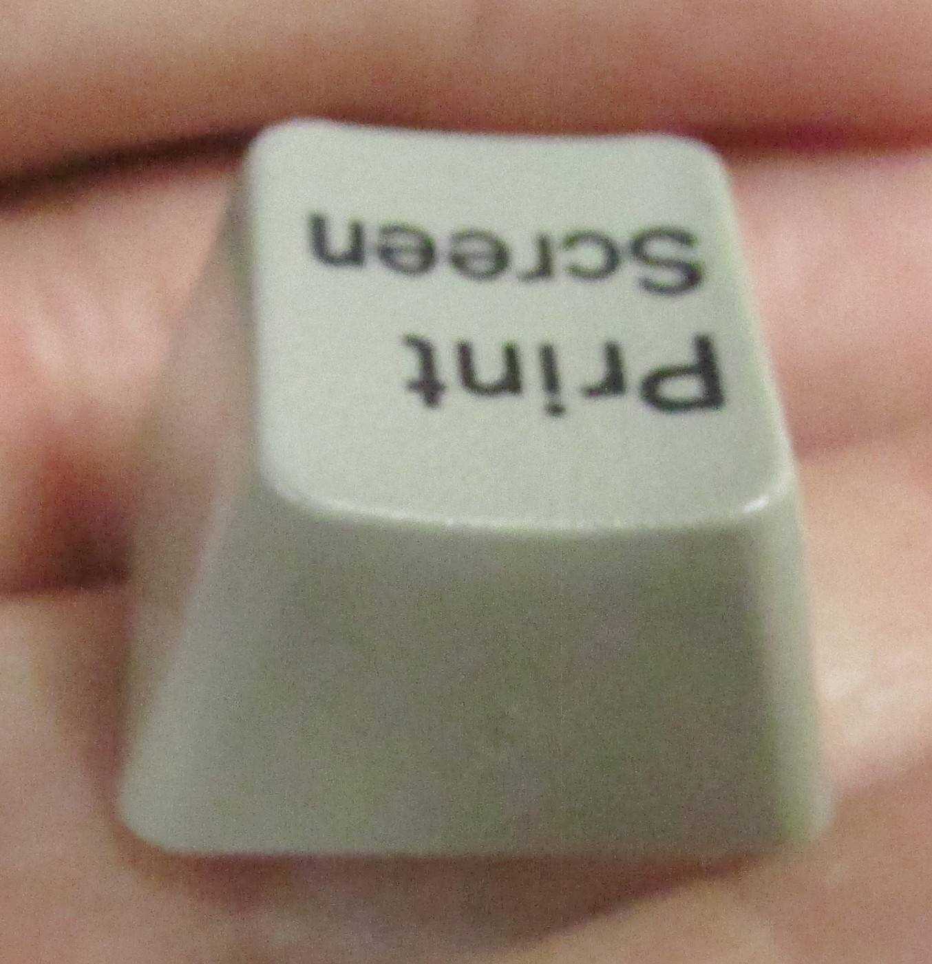 Vintage PRINT SCREEN SysRq KEY COVER for Vintage Clicky Mechanical Keyboard