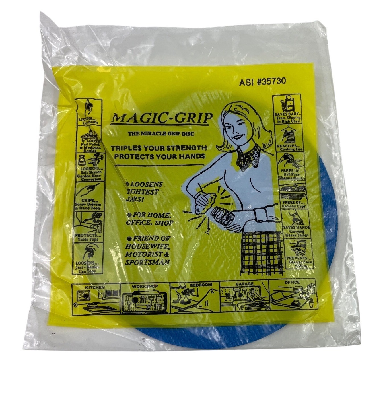 Vintage Magic Grip Jar Opener New in Original Packaging Thermogas MAPCO Gas
