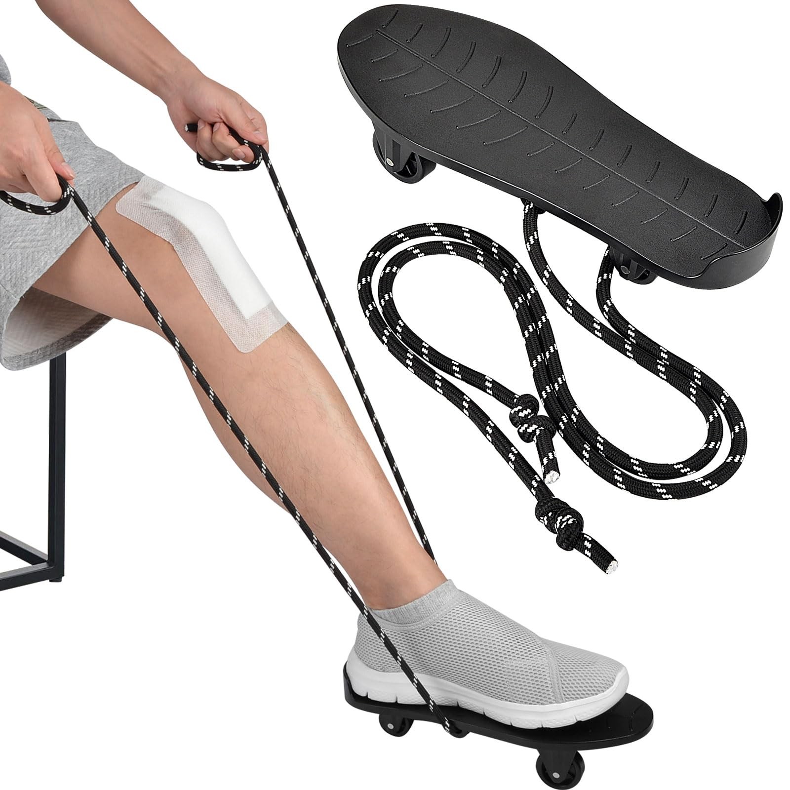 Lamborsafe Knee Glide for Replacement Recovery Aids Kit Black
