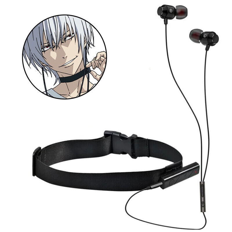 Anime Magical Index Accelerator Collar Bluetooth Headset HIFI Earphones EarPlugs