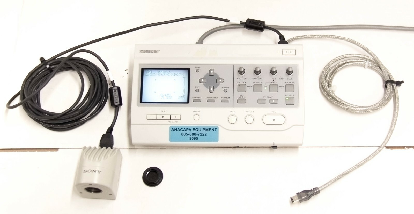 Sony DXC-S500 5 Megapixel Color Digital Camera w/ Controller For Microscope 9095