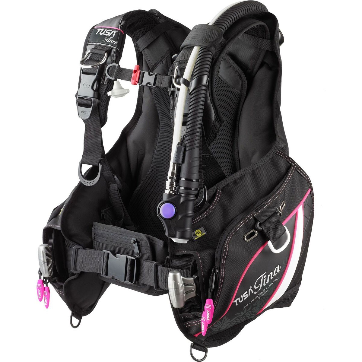 TUSA Tina Female Women's Scuba Dive Weight Integrated AWLS III BCD Jacket PINK