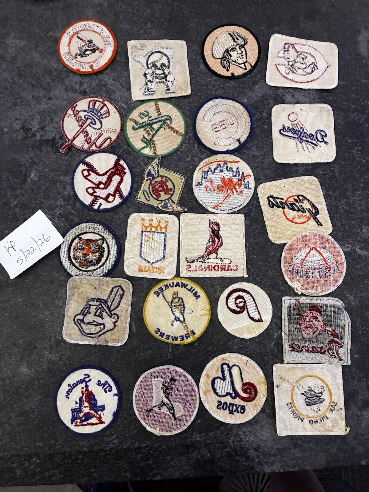 1970s MLB Patch Set - Complete 24 Teams!!