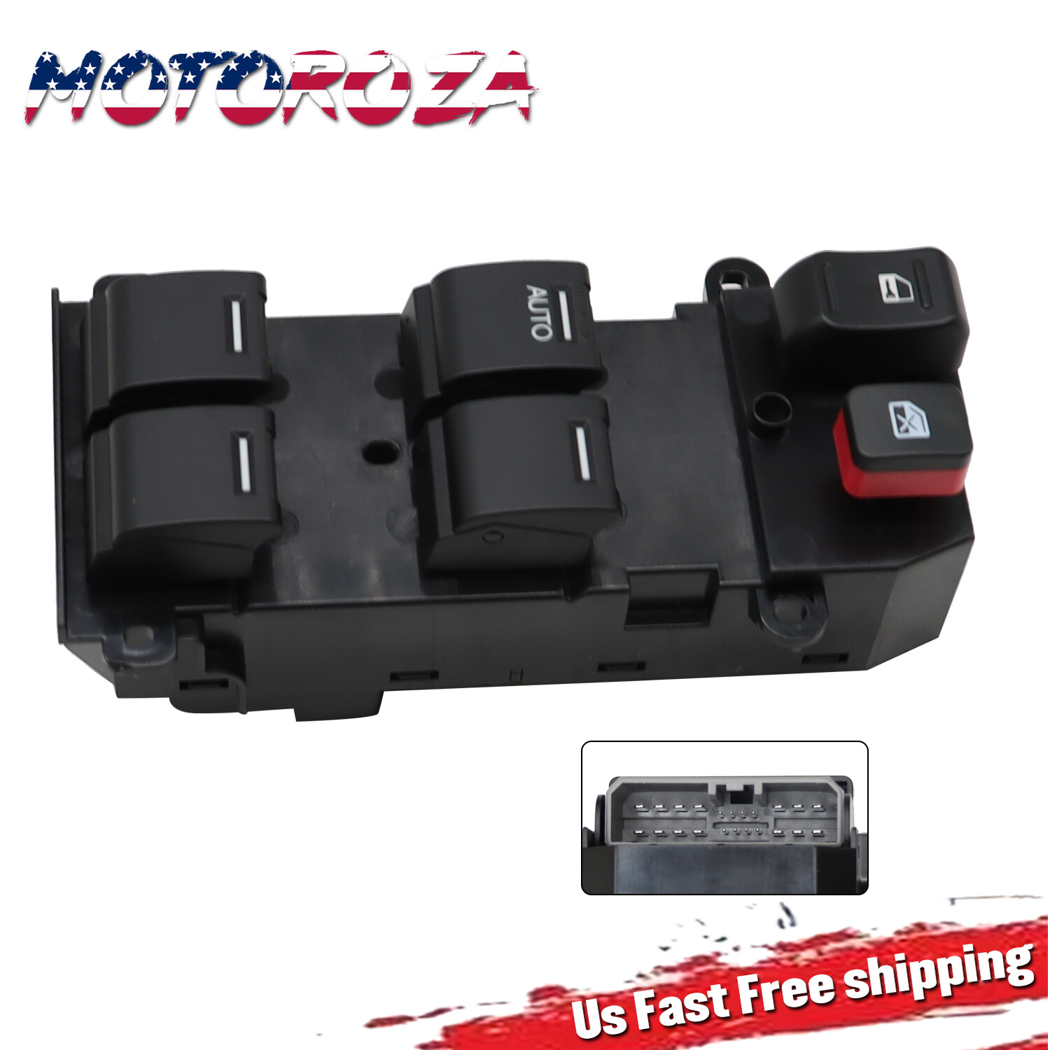 Power Window Master Control Switch For 2007-2011 Honda CR-V CRV 35750-SWA-K01