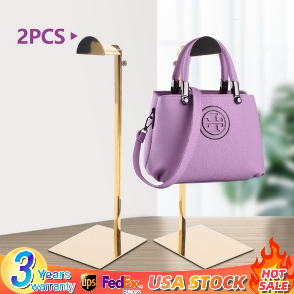 2x Handbag Display Stand Holder Hanging Bag Rack Display for Retail Store USA