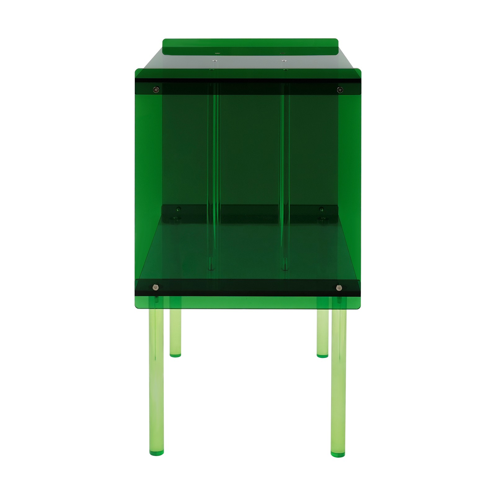 Record Player Stand with Storage Acrylic Side Table Acrylic Record Player Stand