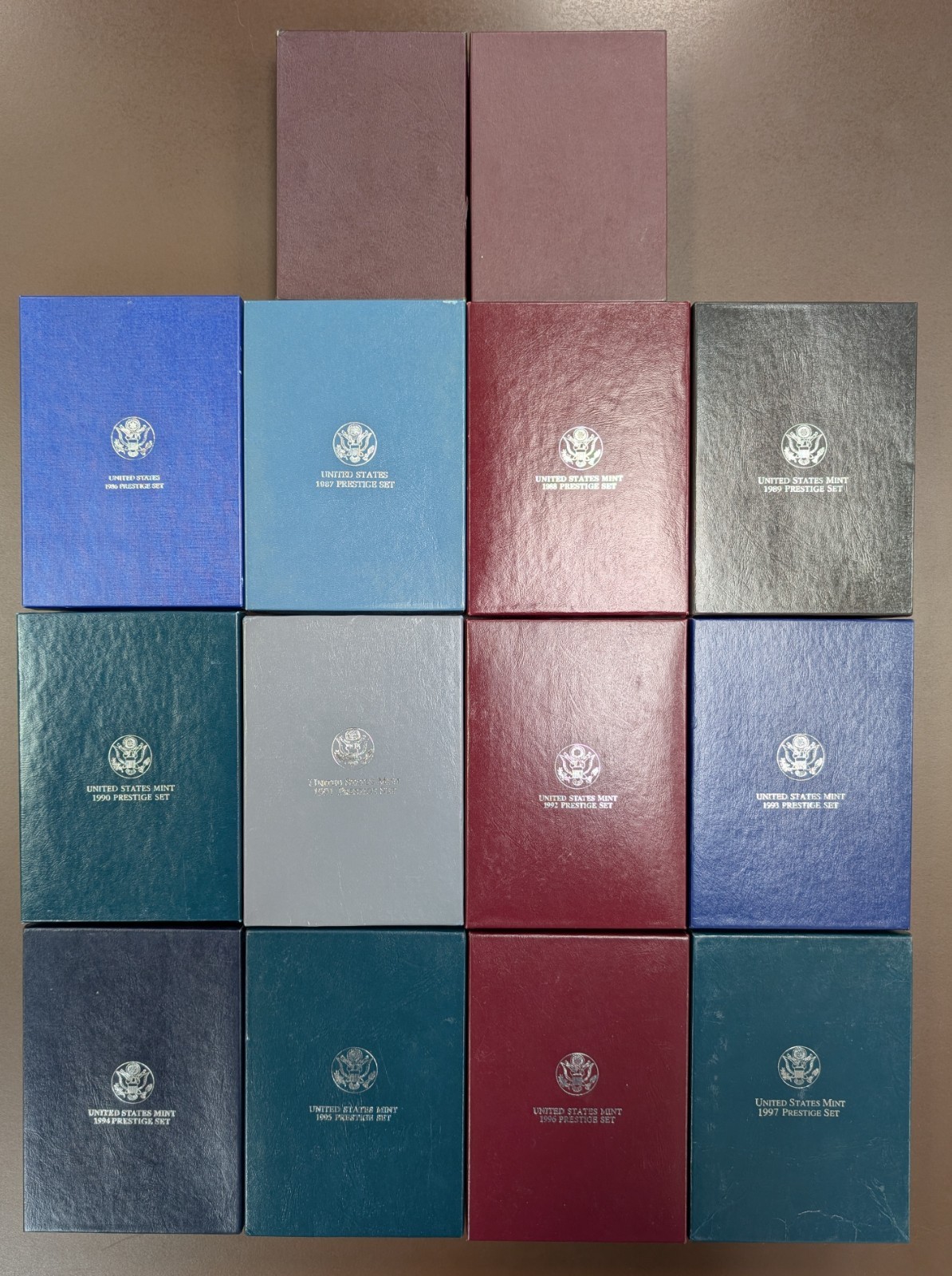 1983-1997 Full Run Prestige Proof Sets U.S. Mint OGP COA (14 Total) *