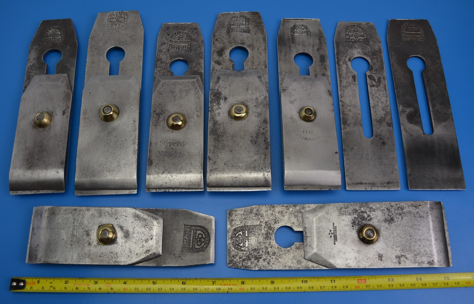 W MARPLES Hibernia Plane Iron / Cap Iron 2" 2-1/8" 2-1/4", Select: