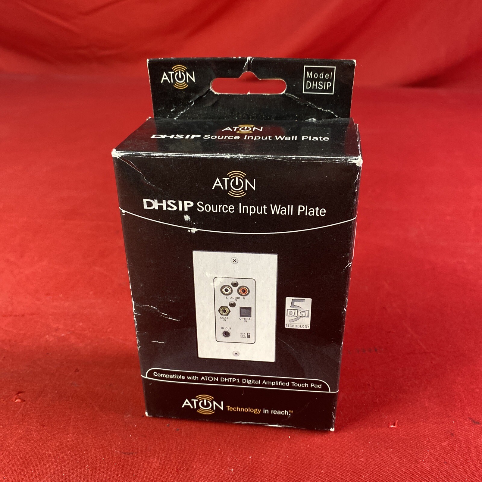 ATON (DHSIP) 9801858 Rev:A Source Input Wall Plate - New In Box!