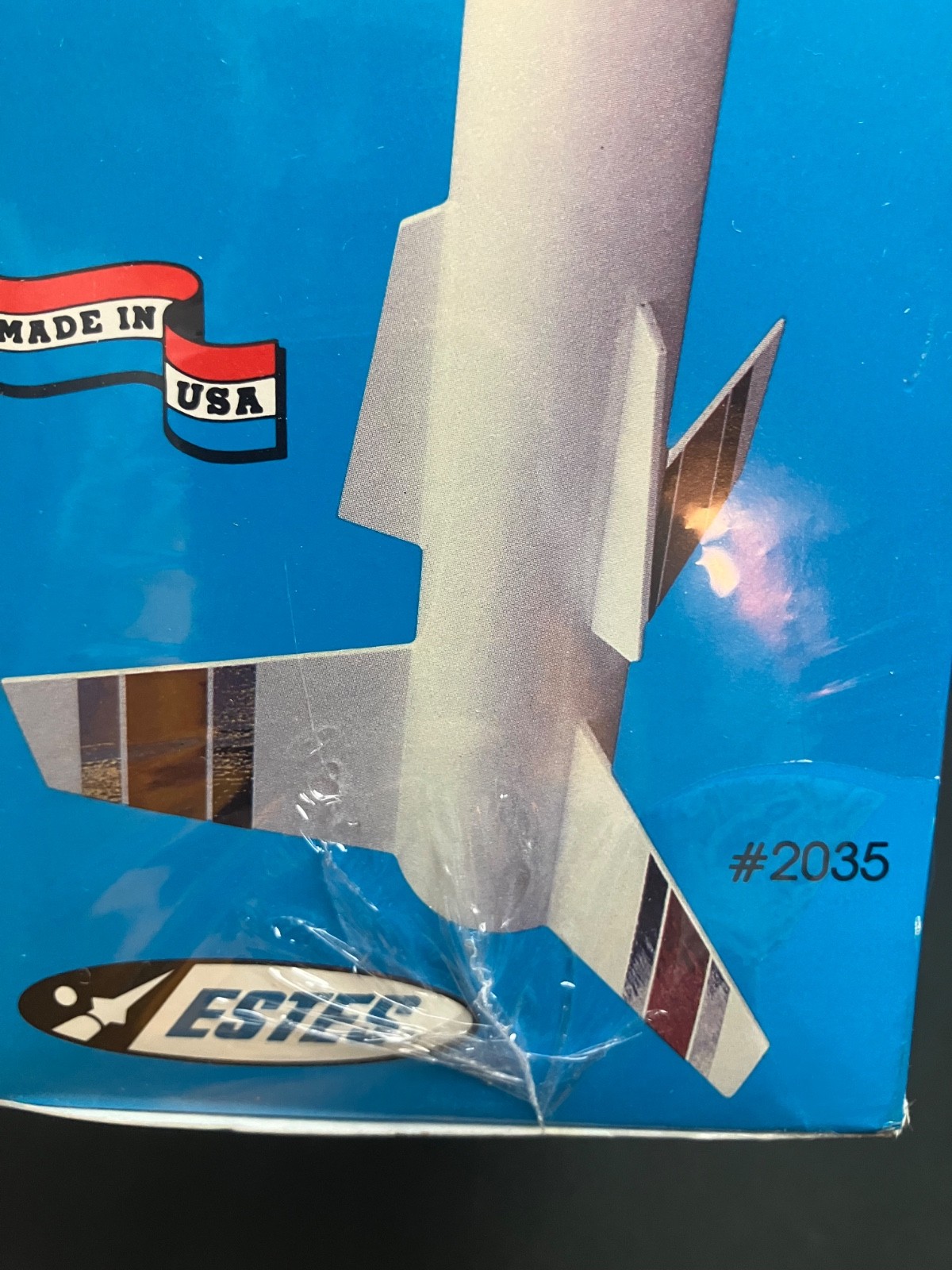 Estes 1st Issue Optima #2035 Flying Model Rocket Kit In Shrink Wrap - Pristine
