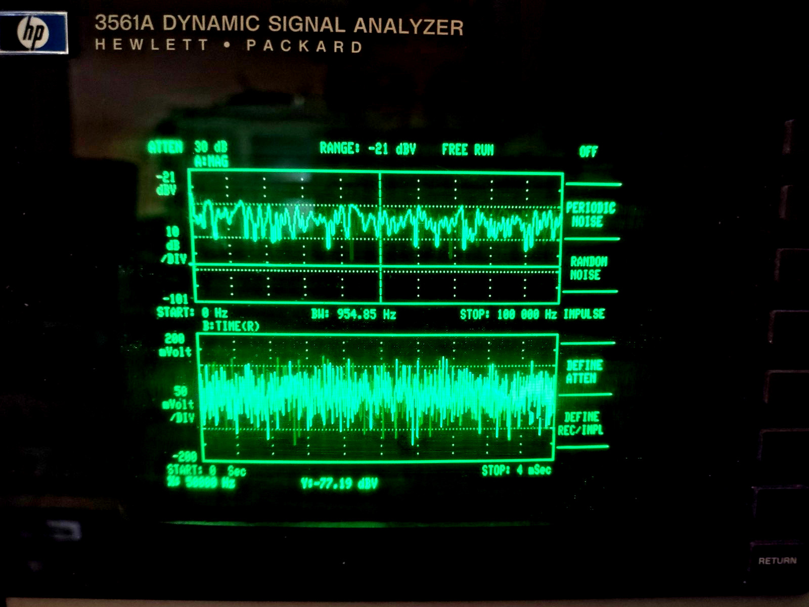 HP 3561A Dynamic Signal Analyzer – High-Resolution FFT – Bench-Tested & Passing