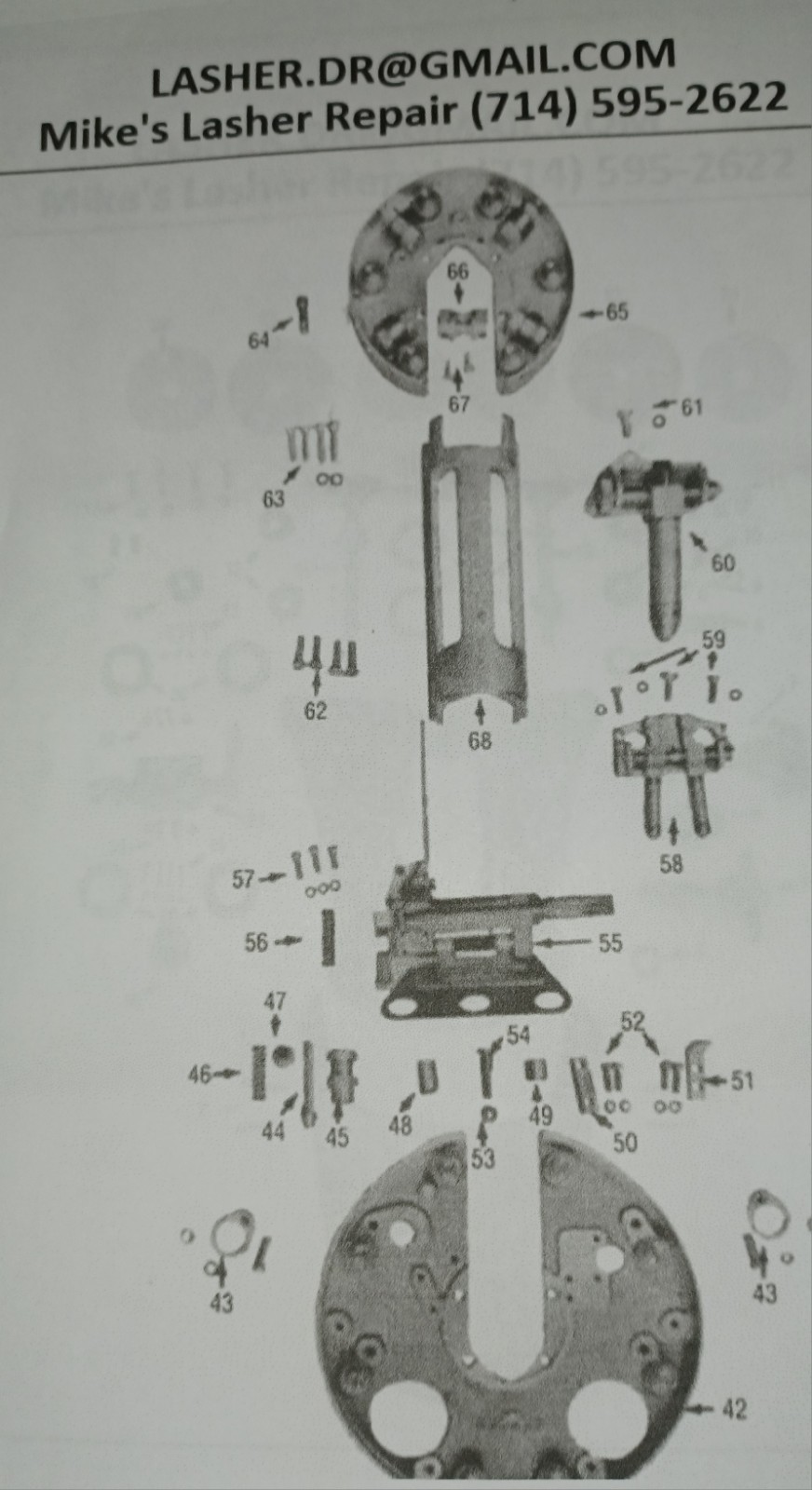 Cable Lasher Parts C-Front Gate Bracket GMP