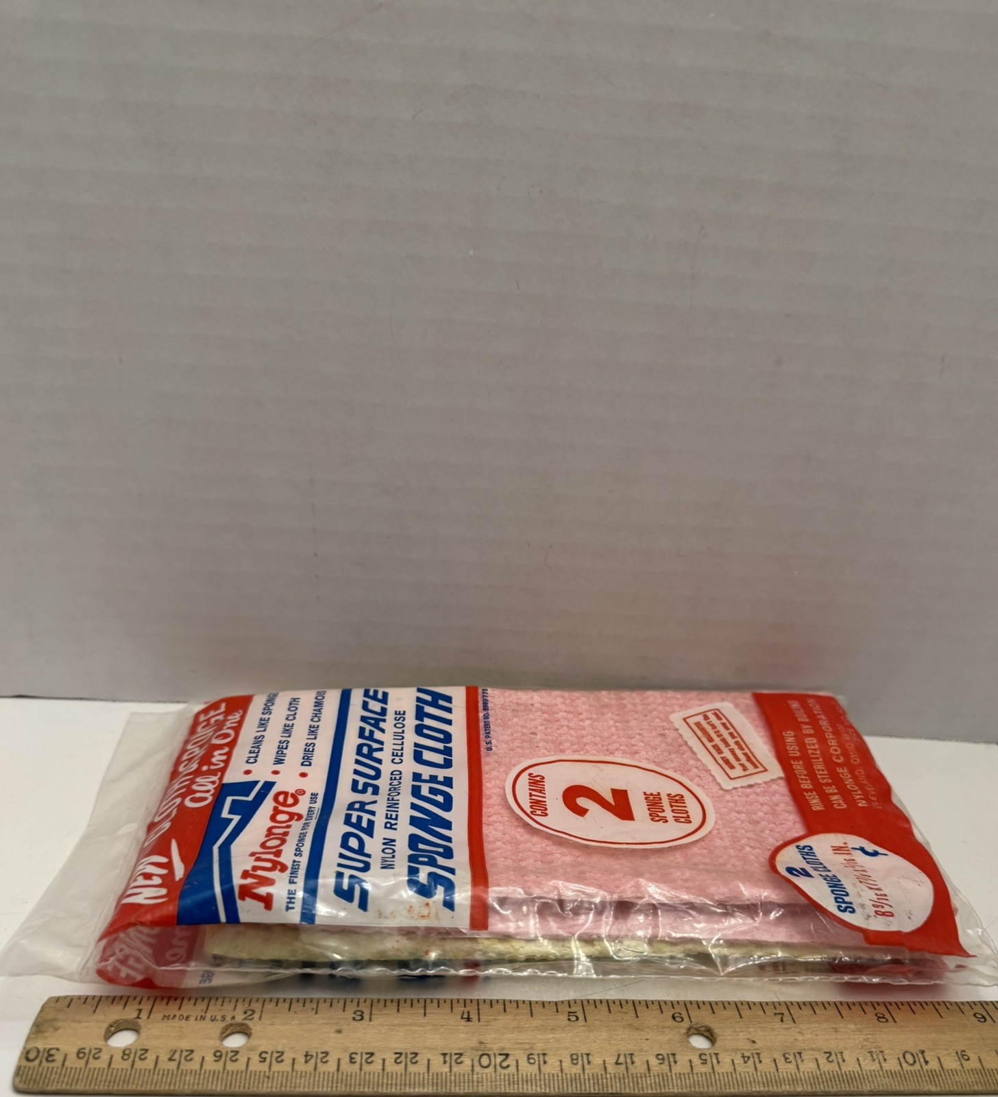 Vintage Nylon Sponge Cloth Contains 2 In Original Packaging