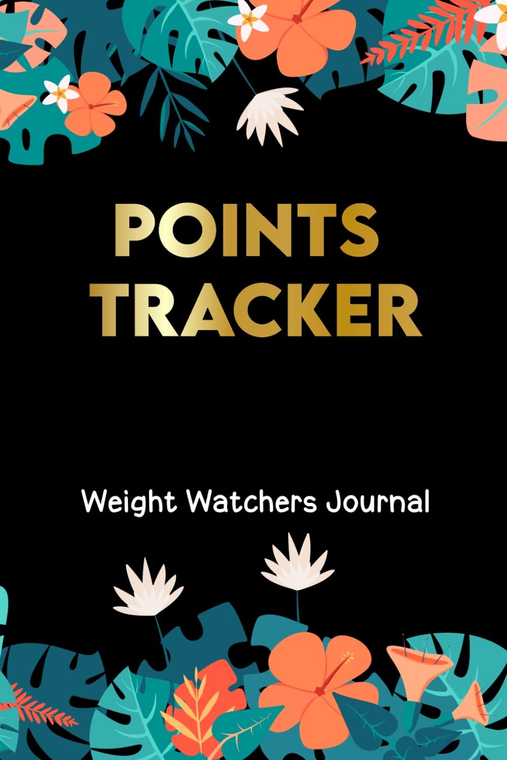 points tracker food journal : great for tracking for points weights loss, journa
