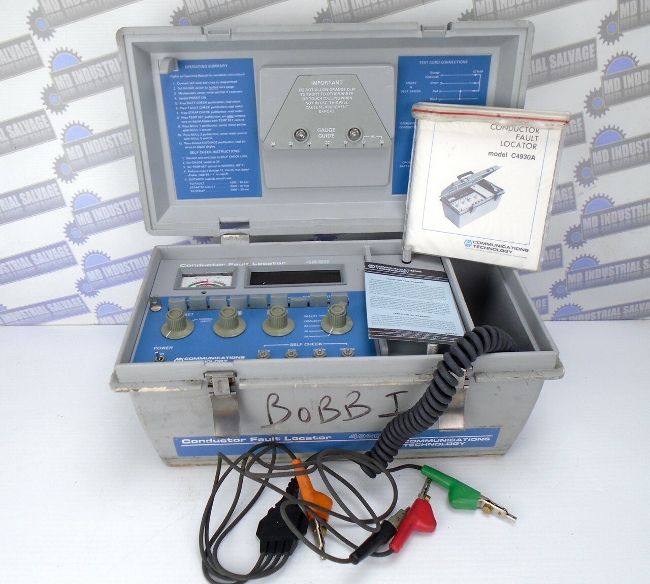Communication Technology 4930 HP C-4930A CONDUCTOR FAULT LOCATOR - (TESTED)