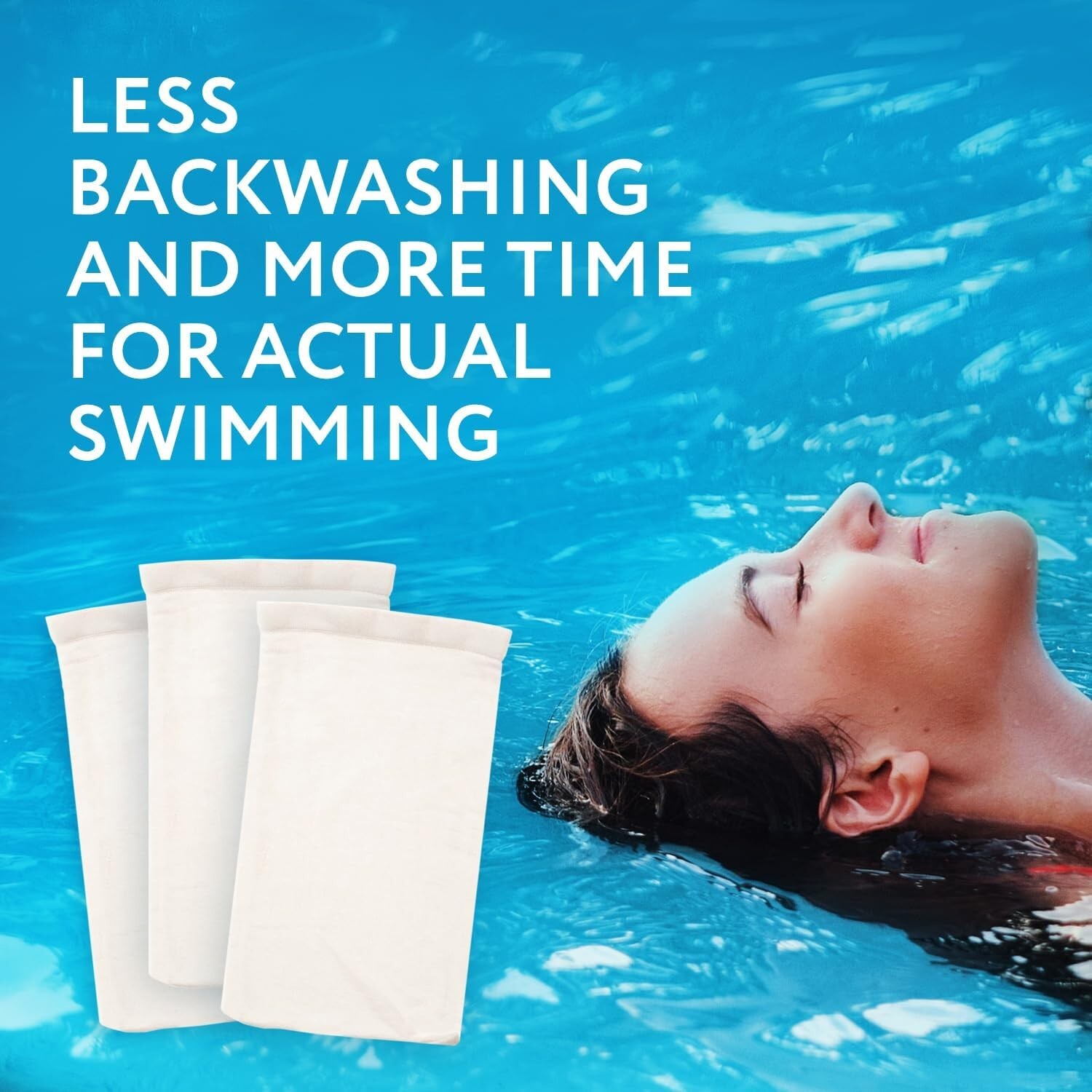 100 Pack Pool Spa Skimmer Basket Pre-Filter Saver Bag Fine Mesh Screen Socks